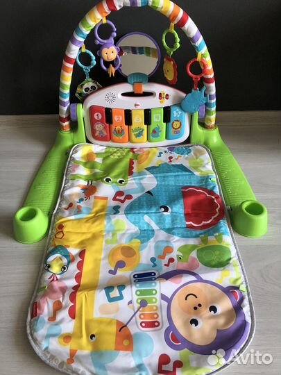 Коврик развивающий с пианино делюкс Fisher Price