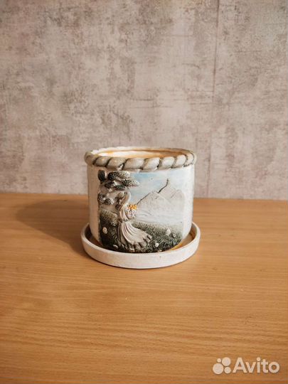 Горшок керамический ручной работы набор