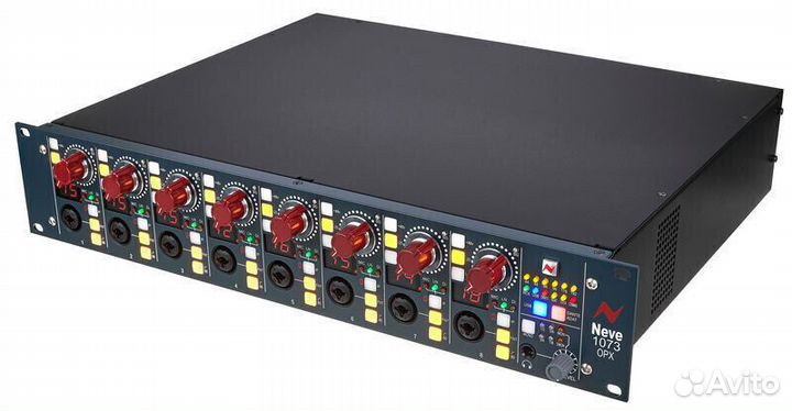 AMS Neve 1073OPX Octal Mic Preamp unit with remote