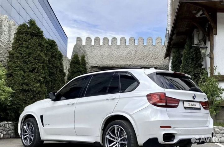 Сет BMW F15 X5 обвес, глянец, диф сплиттер лезвия
