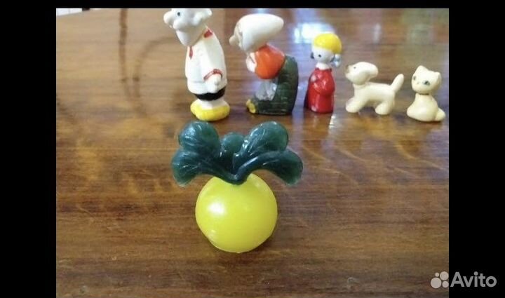 Фигурки из сказки Репка полный комплект