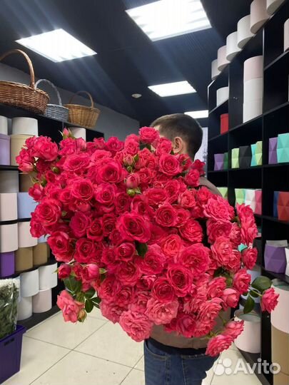 Кустовые розы Белла Линда