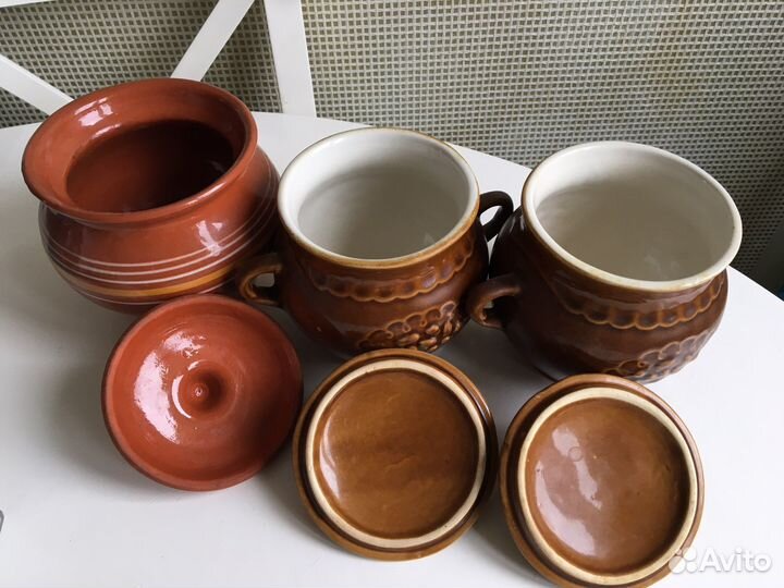 Горшок керамический для запекания