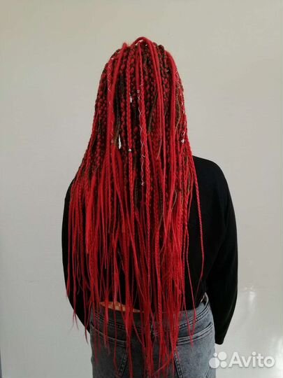 Афрокудри, дредокудри, брейды в хвост