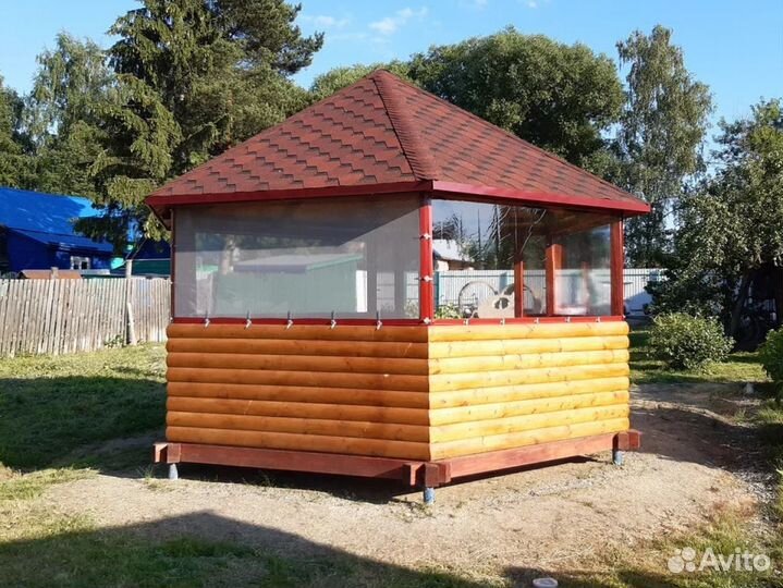 Мягкие окна для беседки