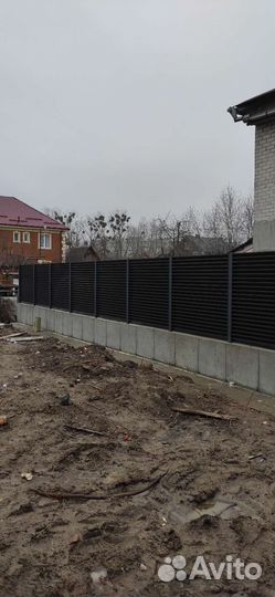 Заборы. Ленты. Подпорные стены. Ворота. Калитки