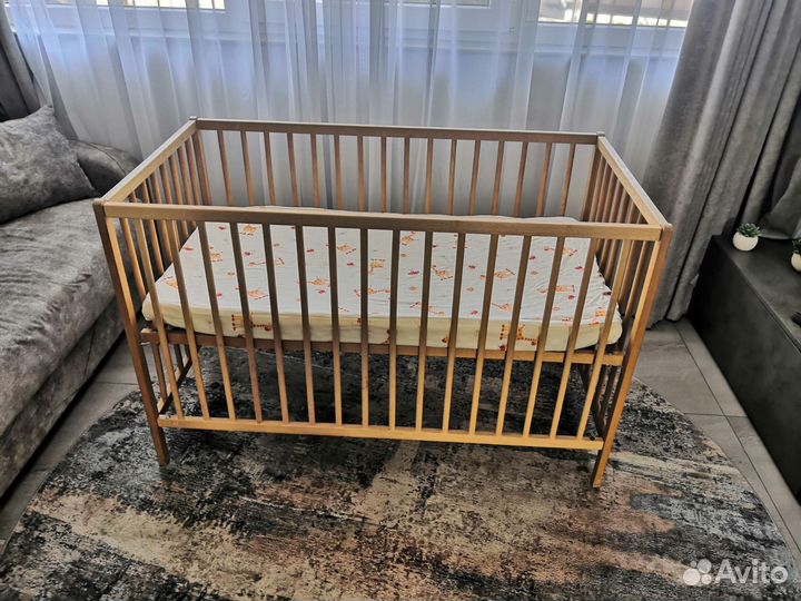 Кроватка ikea+матрасик