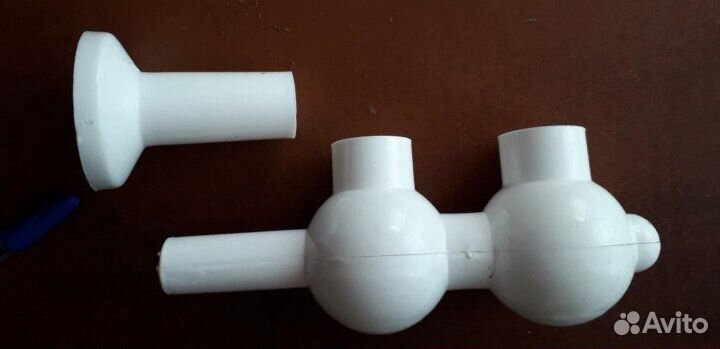 Кронштейн для карниза, двухрядный 28мм