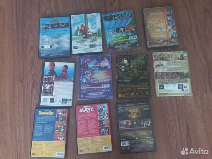 Диски мультфильмы, детские и взрослые фильмы