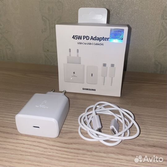 Зарядное устройство samsung 45w кабель