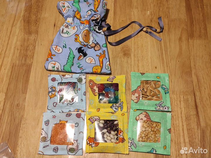 Тактильные мешочки Монтессори