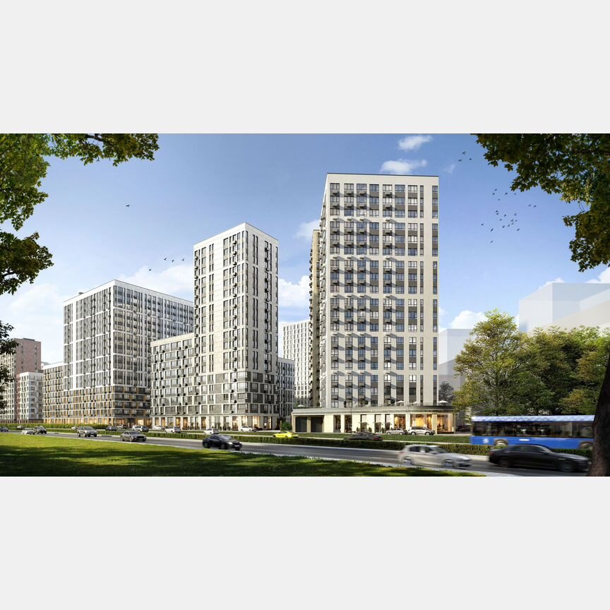 1-к. квартира, 38,1 м², 11/17 эт.