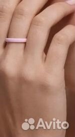 Керамическое кольцо teosa(розовое,персиковое,фиоле