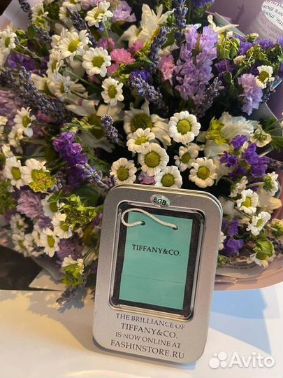 Usb флешка tiffany. Подарок коллегам