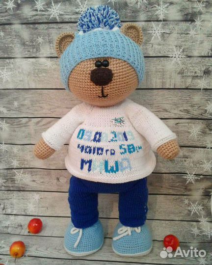 Вязаные игрушки для интерьера и детей на заказ