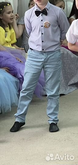 Рубашка,брюки,ремень,бабочка 128 размер