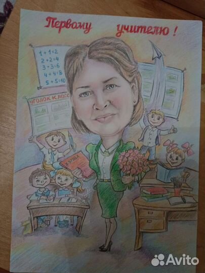 Рисунки, поделки, портреты, шаржи на заказ