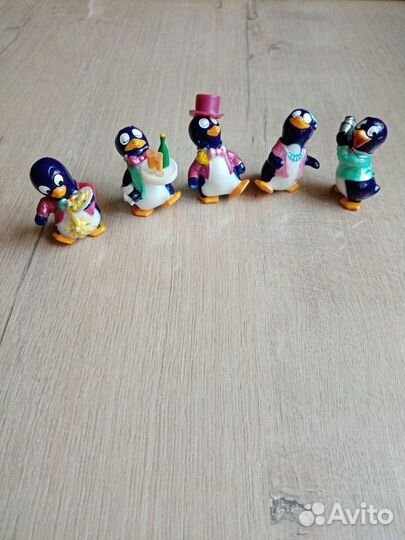 Игрушки из киндера 90 х пингвины