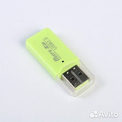 Картридер, для Micro-SD, USB