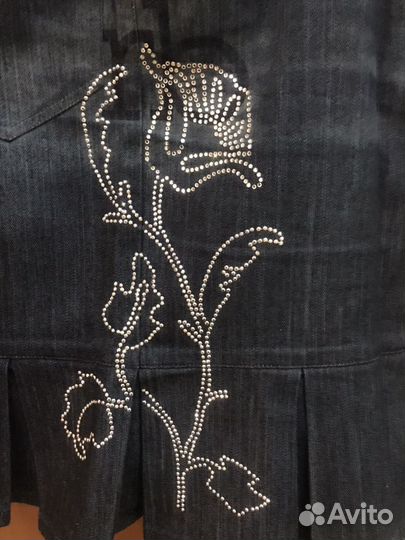 Юбка джинсовая