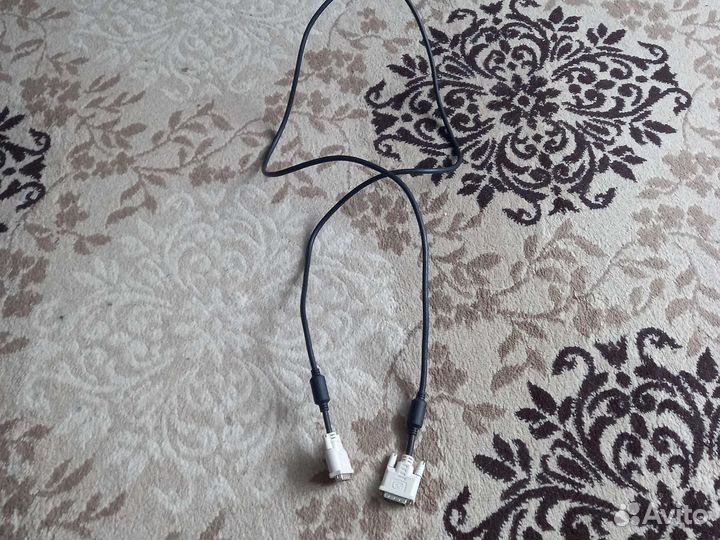 Кабель DVI-D - DVI-D, ферритовый фильтр, 180 см