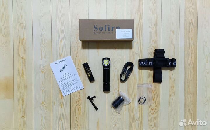 Sofirn HS40 5000K (белый) + акб Sofirn 3000mAh
