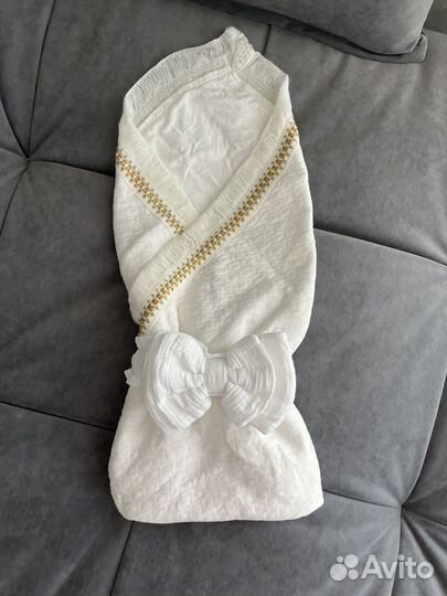 Продам муслиновый конверт/одеяло с бантом