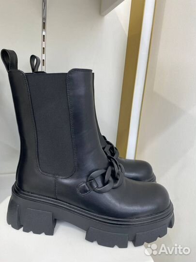 Ботинки-челси женские зимние, размеры-37