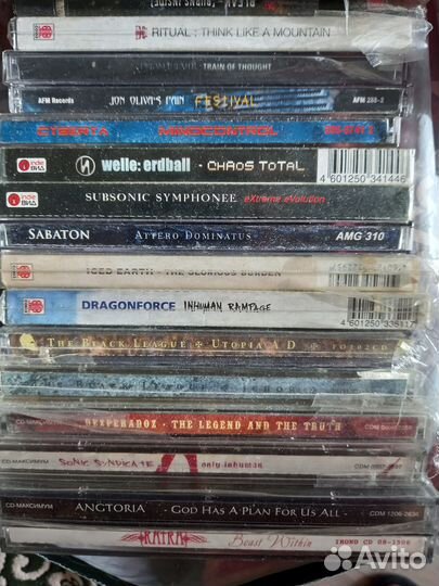 CD диски лицензия. Рок, металл, электроника, поп