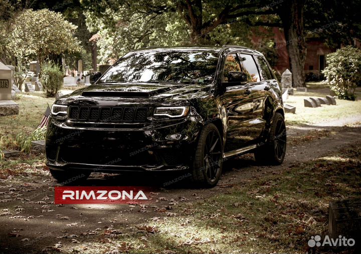 Кованые диски R22 на Jeep Commander