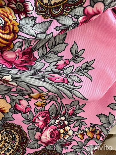 Платок шаль шерстяной