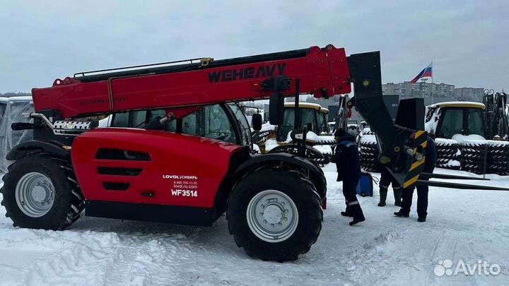 Телескопический погрузчик WEHEAVY WF3514, 2024