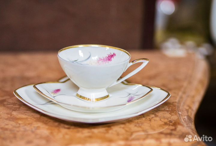 Фарфоровая чайная тройка Alka Bavaria