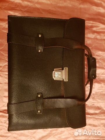 Ретро сумка для фототехники из натуральной кожи