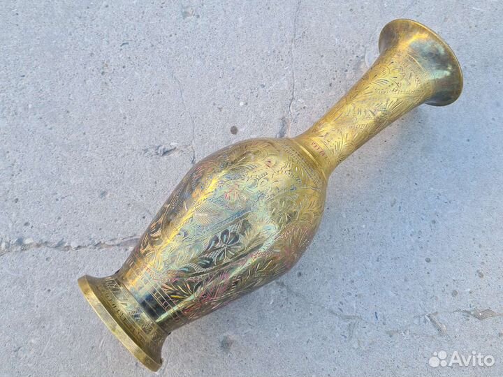 Ваза индия латунь