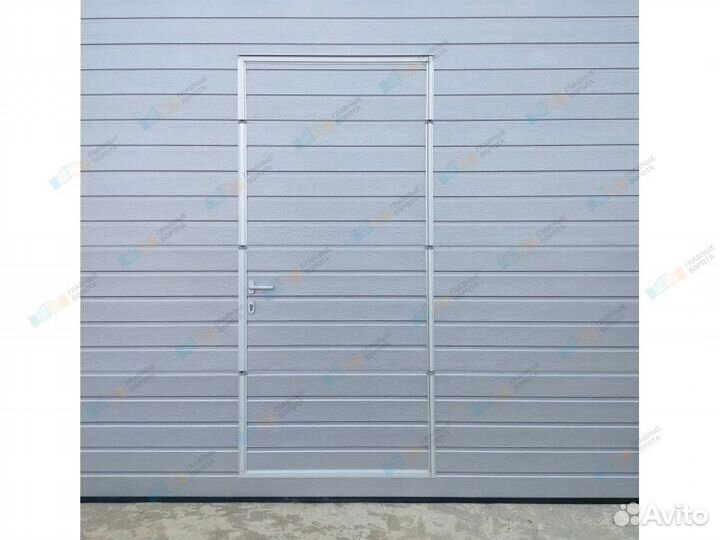 Ворота Промышленные с калиткой