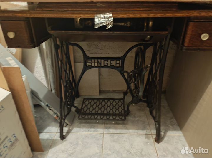 Швейная машинка зингер антикварная