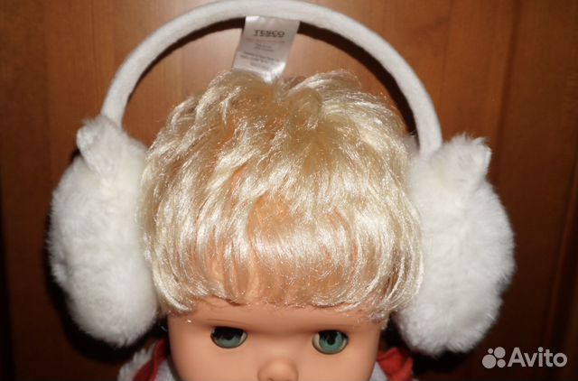 Hello Kitty меховые наушники