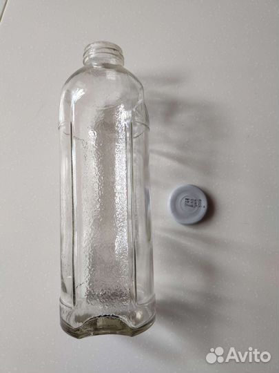 Стеклянная бутылка 1 л