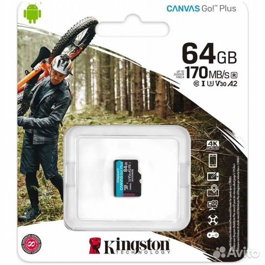 Карта памяти Micro SecureDigital 64Gb #364667