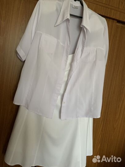 Блузка женская белая