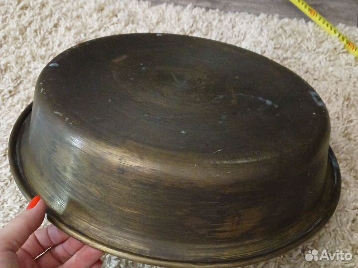 Латунный таз