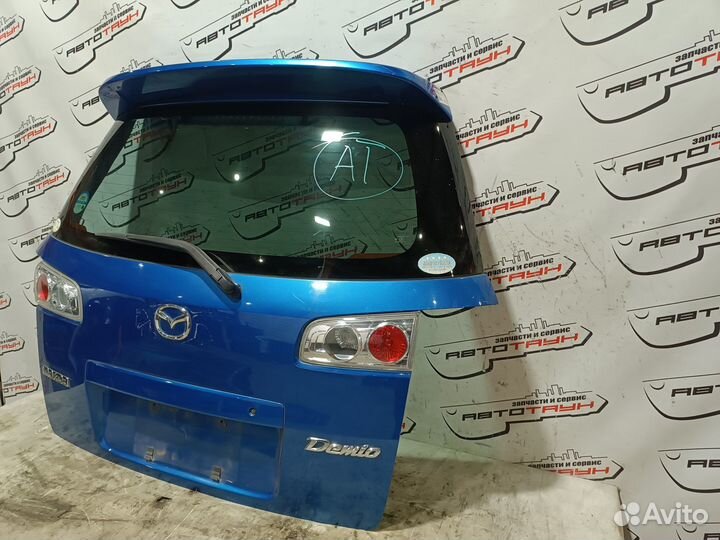 Дверь задняя mazda demio mazda2 DY DY3R DY3W DY5R DY5W D5Y26202X синий, 27B QA4292