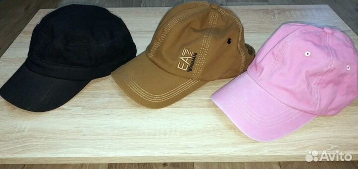 Кепка, бейсболка чёрная, розовая