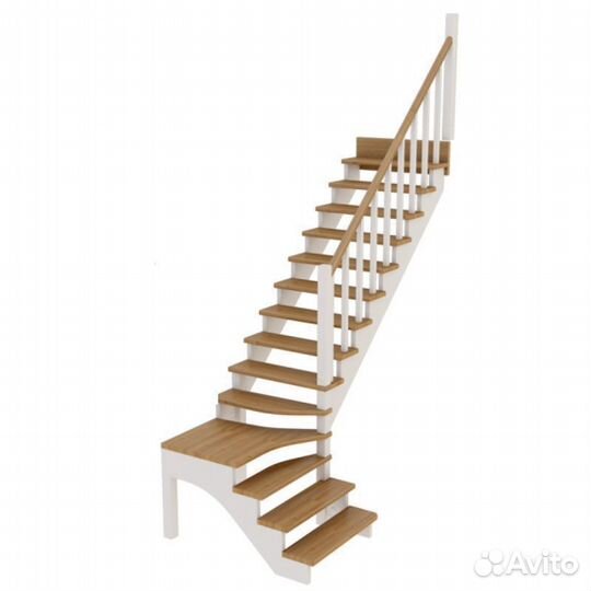Лестница из сосны «К-031м/1»