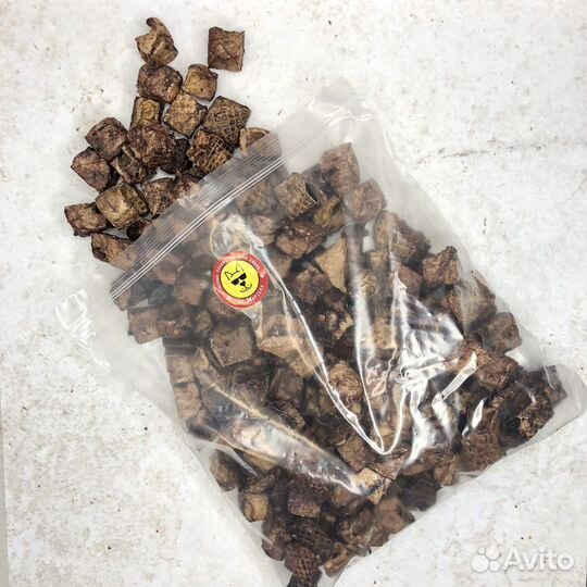 Легкое говяжье сушеное крупное 500 гр