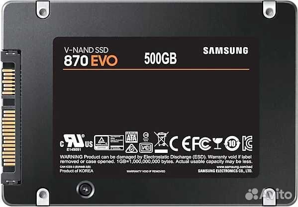 Жесткие диски и SSD Samsung MZ-77E500BW