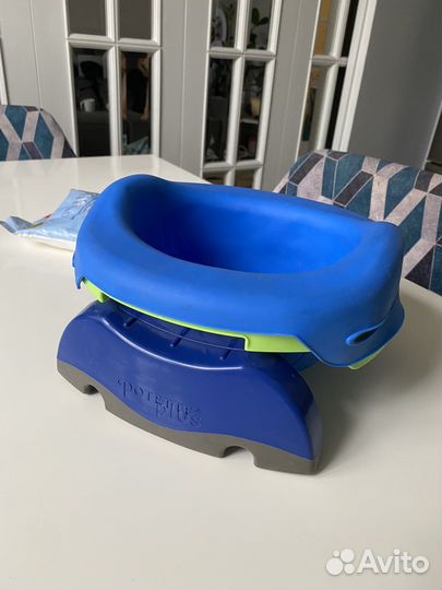 Горшок potette plus с силиконовой вставкой