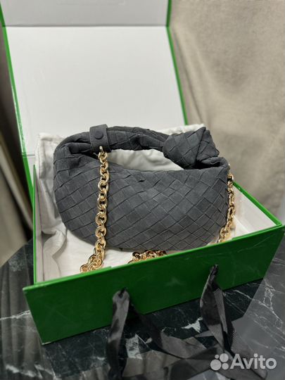 Сумка женская bottega veneta замшевая