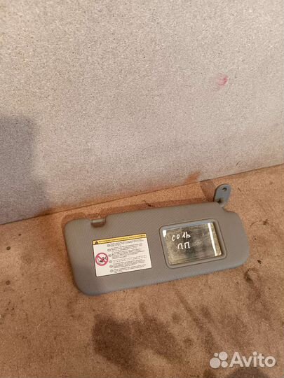 Козырек солнцезащитный Hyundai Solaris 1